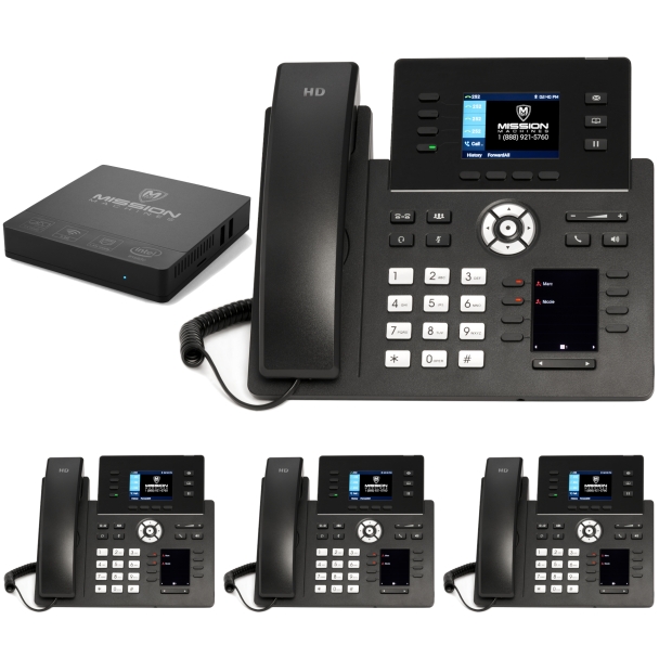 Mission Machines S-100 Business Phone System: Premium Pack